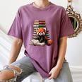 Cute Red Panda Reading Book Animal Bookworm Women's Comfort Colors T-Shirt Blue Jean