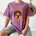 Cute Thanksgiving Teacher Librarian Thankful Reading Books Women's Comfort Colors T-Shirt Blue Jean
