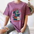 Dark Romance Romantasy Easily Distracted By Dragons & Books Women's Comfort Colors T-Shirt Blue Jean
