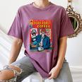 Dead Roast Coffee Comic Book Cover Style Skeleton Barista Women's Comfort Colors T-Shirt Blue Jean Dead Roast Coffee Comic Book Cover Style Skeleton Barista Women's Comfort Colors T-Shirt Blue Jean