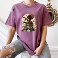 Dragon Reading a Book Dragons And Books Lover Bookworm Women's Comfort Colors T-Shirt Blue Jean
