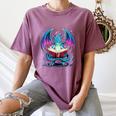 Dragon Reading Book Lover Women's Comfort Colors T-Shirt Blue Jean Dragon Reading Book Lover Women's Comfort Colors T-Shirt Blue Jean