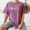 Drink Matcha Read Books Be Happy Book Lover Matcha Tea Lover Women's Comfort Colors T-Shirt Blue Jean
