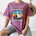 Ducks Books Lover Easily Distracted By Ducks & Books Women's Comfort Colors T-Shirt Blue Jean Ducks Books Lover Easily Distracted By Ducks & Books Women's Comfort Colors T-Shirt Blue Jean