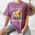Easily Distracted By Books And Gnomes Book Reading Gnome Women's Comfort Colors T-Shirt Blue Jean Easily Distracted By Books And Gnomes Book Reading Gnome Women's Comfort Colors T-Shirt Blue Jean