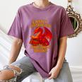 Easily Distracted By Dragons And Books Reading Women's Comfort Colors T-Shirt Blue Jean