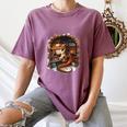 Fantasy Dragon Reading Book Lover Women's Comfort Colors T-Shirt Blue Jean
