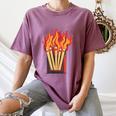 Flames And Lighter Costume For Matchbook Lovers Women's Comfort Colors T-Shirt Blue Jean