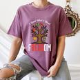 Freadom Tree Read Reading Librarian Book Across America Women's Comfort Colors T-Shirt Blue Jean
