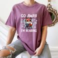 Go Away I'm Reading Book Reader Cute Fox Loves Books Women's Comfort Colors T-Shirt Blue Jean Go Away I'm Reading Book Reader Cute Fox Loves Books Women's Comfort Colors T-Shirt Blue Jean