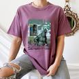 Godzilla Ocean Scene Comic Book Illustration Movie Monster Women's Comfort Colors T-Shirt Blue Jean Godzilla Ocean Scene Comic Book Illustration Movie Monster Women's Comfort Colors T-Shirt Blue Jean