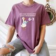 Goose Reading 67 Six Seven Meme Teacher Book Lover Women's Comfort Colors T-Shirt Blue Jean