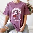 Grim Reaper Bookworm Cute Book Reading Halloween Women's Comfort Colors T-Shirt Blue Jean Grim Reaper Bookworm Cute Book Reading Halloween Women's Comfort Colors T-Shirt Blue Jean