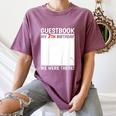 Guestbook 7th Birthday 7 Year Old Born 2018 Bday Women's Comfort Colors T-Shirt Blue Jean