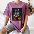 Halloween Girls Boys Cute Wolf Book Pumpkin Kids Halloween Women's Comfort Colors T-Shirt Blue Jean Halloween Girls Boys Cute Wolf Book Pumpkin Kids Halloween Women's Comfort Colors T-Shirt Blue Jean