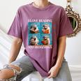 Hedgehog Love Reading And Hedgehogs Child Book Lover Women's Comfort Colors T-Shirt Blue Jean Hedgehog Love Reading And Hedgehogs Child Book Lover Women's Comfort Colors T-Shirt Blue Jean