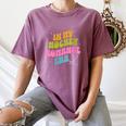 In My Hockey Romance Era Hockey Romance Reader Book CLub Women's Comfort Colors T-Shirt Blue Jean