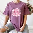 Hot Girls Read Pink Aesthetic Book Lover Reading Women's Comfort Colors T-Shirt Blue Jean