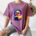 Humor Rubber Duck Reading Book Women's Comfort Colors T-Shirt Blue Jean Humor Rubber Duck Reading Book Women's Comfort Colors T-Shirt Blue Jean