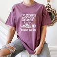 If It Involves Cats Books Coffee Introvert Pet Lover Women's Comfort Colors T-Shirt Blue Jean If It Involves Cats Books Coffee Introvert Pet Lover Women's Comfort Colors T-Shirt Blue Jean