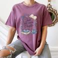 Just One More Chapter Book Lover Reading Quote Women's Comfort Colors T-Shirt Blue Jean