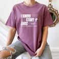 I Know How The Story Ends Book Of Revelation Jesus Is King Women's Comfort Colors T-Shirt Blue Jean