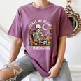 Leave Me Alone Skeleton Reading Book Floral Moon Librarian Women's Comfort Colors T-Shirt Blue Jean Leave Me Alone Skeleton Reading Book Floral Moon Librarian Women's Comfort Colors T-Shirt Blue Jean