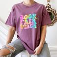 Library Book Fair Vibe Tie Dye School Reading Nostalgic Women's Comfort Colors T-Shirt Blue Jean Library Book Fair Vibe Tie Dye School Reading Nostalgic Women's Comfort Colors T-Shirt Blue Jean