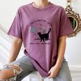 Life Is Better With Yarn Cats And Books Women's Comfort Colors T-Shirt Blue Jean
