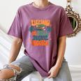 Lifting To Hold More Books Weightlifting Workout Bookish Women's Comfort Colors T-Shirt Blue Jean