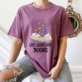Live Laugh & Love Books Reading Butterfly Book Lover Bookish Premium Women's Comfort Colors T-Shirt Blue Jean Live Laugh & Love Books Reading Butterfly Book Lover Bookish Premium Women's Comfort Colors T-Shirt Blue Jean