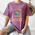 Take a Look It's In a Book Reading Teacher Book Lover Women's Comfort Colors T-Shirt Blue Jean Take a Look It's In a Book Reading Teacher Book Lover Women's Comfort Colors T-Shirt Blue Jean