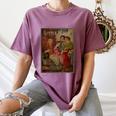 Louisa May Alcott Coming Of Age Novel Little Women Book Cover Small Women's Comfort Colors T-Shirt Blue Jean