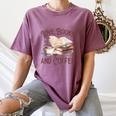 Love Books And Coffee Books Reading Coffee Drinking Women's Comfort Colors T-Shirt Blue Jean Love Books And Coffee Books Reading Coffee Drinking Women's Comfort Colors T-Shirt Blue Jean