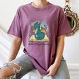 Magical Book Dragon Fantasy Reading Enthusiast Art Women's Comfort Colors T-Shirt Blue Jean