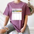 Meine Jugendweihe Guest Book Colourful Wir Waren Dabei MäDchen German Women's Comfort Colors T-Shirt Blue Jean