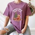 North Pole Book Club Gingerbread Christmas Reading Women's Comfort Colors T-Shirt Blue Jean North Pole Book Club Gingerbread Christmas Reading Women's Comfort Colors T-Shirt Blue Jean
