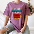 It Is Not Hoarding If It's Comic Books Collector Tee Premium Tri-Blend Women's Comfort Colors T-Shirt Blue Jean
