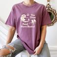 You Otter Read More Books Cute Otter Book Lover Women's Comfort Colors T-Shirt Blue Jean