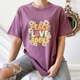 Peace Love Books Librarian Teacher Life Book Library Women's Comfort Colors T-Shirt Blue Jean Peace Love Books Librarian Teacher Life Book Library Women's Comfort Colors T-Shirt Blue Jean