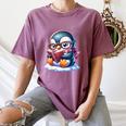 Penguin Reading a Book Animal Women's Comfort Colors T-Shirt Blue Jean Penguin Reading a Book Animal Women's Comfort Colors T-Shirt Blue Jean