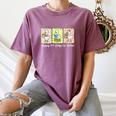 Preppy 100 Days Of School Goose Coffee Books Teacher Life Women's Comfort Colors T-Shirt Blue Jean Preppy 100 Days Of School Goose Coffee Books Teacher Life Women's Comfort Colors T-Shirt Blue Jean