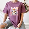 Preppy Coquette Bow Ghost Reading Books Halloween Book Women's Comfort Colors T-Shirt Blue Jean Preppy Coquette Bow Ghost Reading Books Halloween Book Women's Comfort Colors T-Shirt Blue Jean