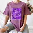 Purple Comic Book Purple Color Graphic Women's Comfort Colors T-Shirt Blue Jean
