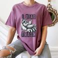 Racoon Reading Spicy Smutty Book Booktok I Read Trashy Books Women's Comfort Colors T-Shirt Blue Jean Racoon Reading Spicy Smutty Book Booktok I Read Trashy Books Women's Comfort Colors T-Shirt Blue Jean
