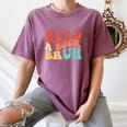 Read A Book Bruh Read Reading Librarian Boys Teen Kids Women's Comfort Colors T-Shirt Blue Jean