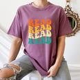 Read Read Read Read Book Lover Reading Bookworm Reader Women's Comfort Colors T-Shirt Blue Jean