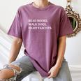 Read Books Walk Dogs Fight Fascists Reading Book Lover Dog Women's Comfort Colors T-Shirt Blue Jean