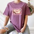 Read Your Heart Out Valentine Reading Book Teacher Student Women's Comfort Colors T-Shirt Blue Jean