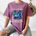 I Read Because Roasting People Is Frowned Upon Dragons Books Women's Comfort Colors T-Shirt Blue Jean